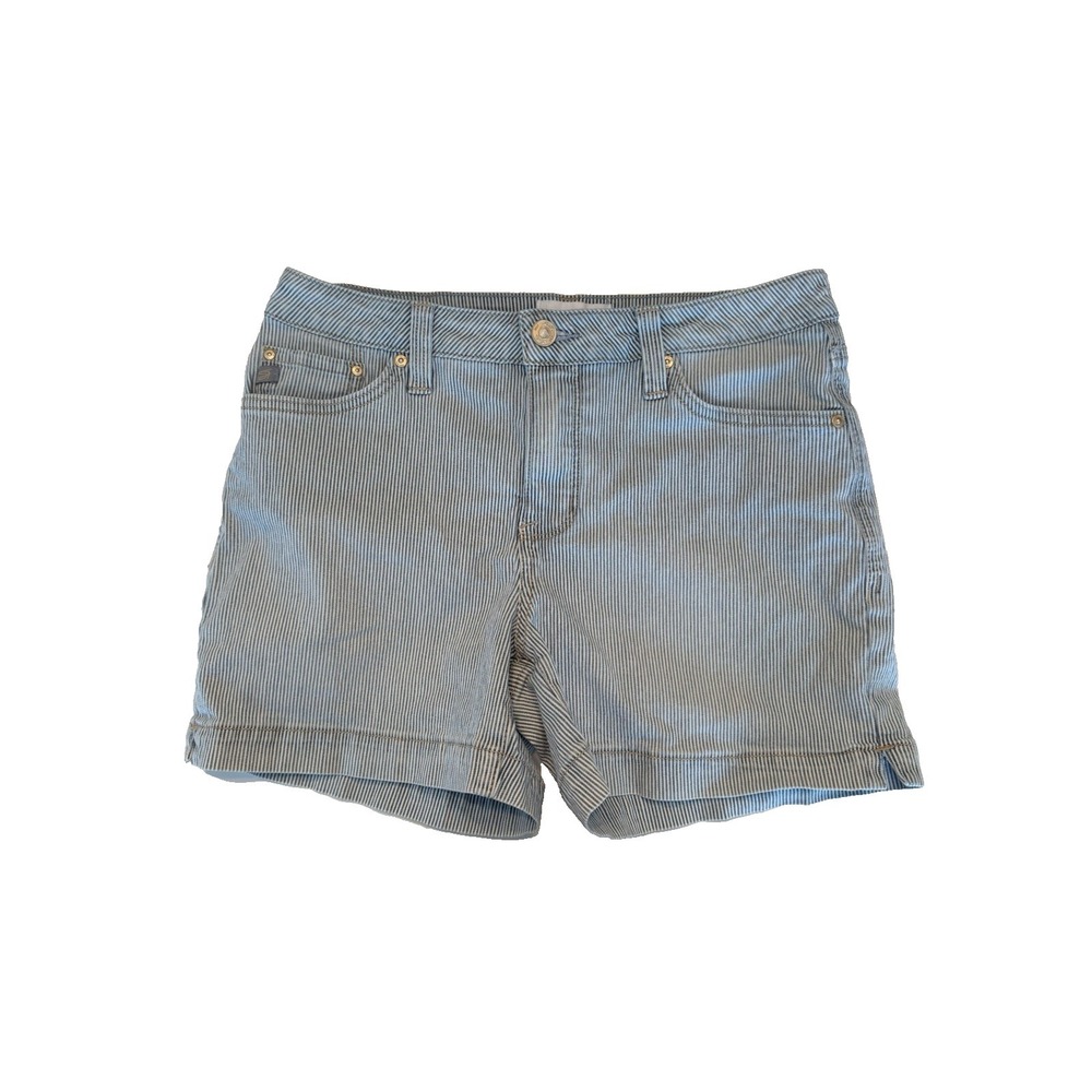 Seven Women's Size 4 Pinstripe Denim‎ Shorts